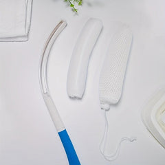 Back Scrubber Shower Lotion Applicator Long Handle Bath Sponge
