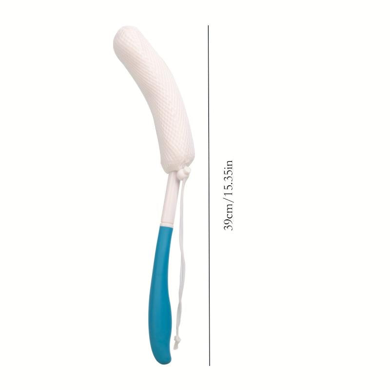 Back Scrubber Shower Lotion Applicator Long Handle Bath Sponge