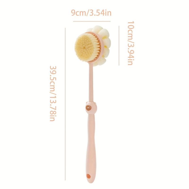 Long Handle Back Scrubber Double Sided Shower Brush