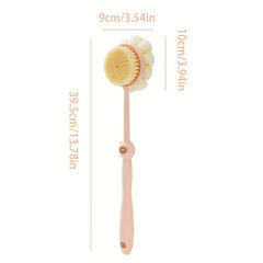 Long Handle Back Scrubber Double Sided Shower Brush