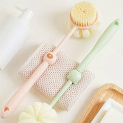 Long Handle Back Scrubber Double Sided Shower Brush