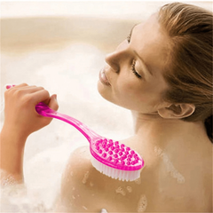 Exfoliating Brush with Long Handle for Deep Clean, Invigorates Skin