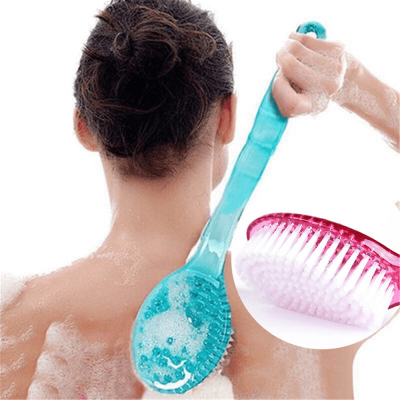 Exfoliating Brush with Long Handle for Deep Clean, Invigorates Skin