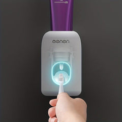 Toothpaste Dispenser with Suction Pad for Family Bathroom