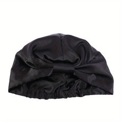 Silk Sleep Bonnet Cap for Curly & Long Hair Care Women's Night Hat