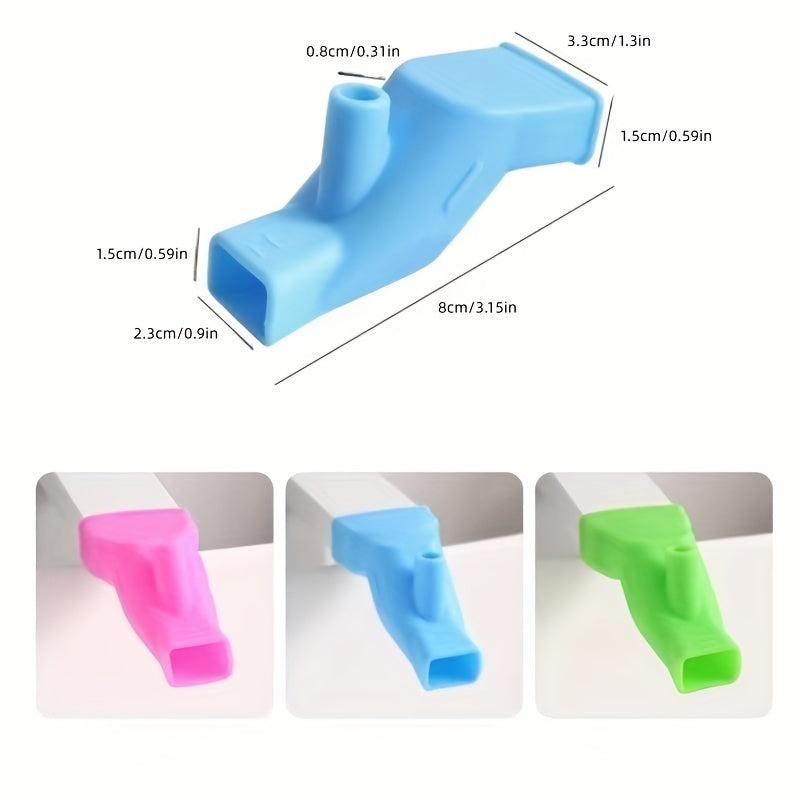 2pcs Silicone Faucet Extenders Kitchen Bathroom Sink Accessories