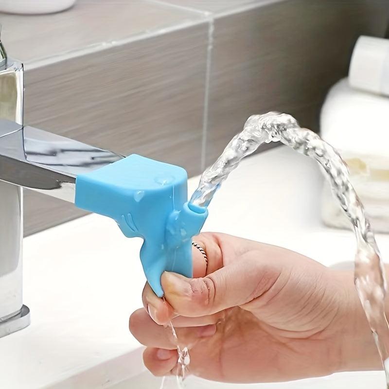2pcs Silicone Faucet Extenders Kitchen Bathroom Sink Accessories