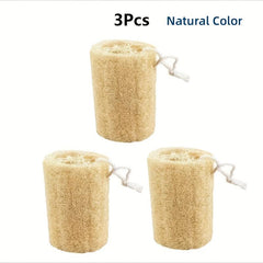 Natural Loofa Bath Brush On A Stick Long Wooden Handle Loofah Back Scrubber