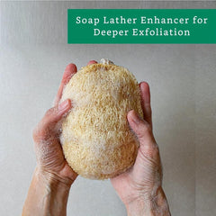 Exfoliating Loofah Sponge Set for Showering Spa Facial Cleansing