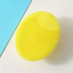 Silicone Face Scrubber With Suction Cup - Facial Cleansing Brush Pad