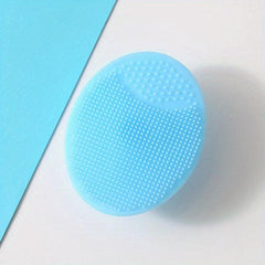 Silicone Face Scrubber With Suction Cup - Facial Cleansing Brush Pad