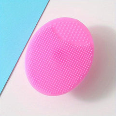Silicone Face Scrubber With Suction Cup - Facial Cleansing Brush Pad
