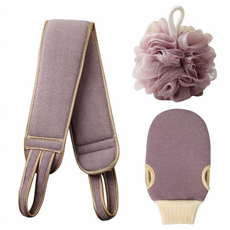 3pc Exfoliating Body Scrubber Set for Women & Men