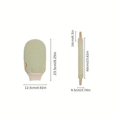 3pc Exfoliating Body Scrubber Set for Women & Men