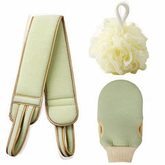 3pc Exfoliating Body Scrubber Set for Women & Men