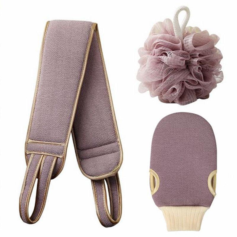 3pc Exfoliating Body Scrubber Set for Women & Men