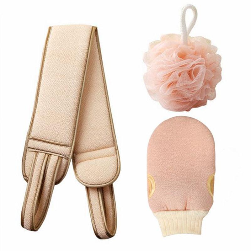 3pc Exfoliating Body Scrubber Set for Women & Men