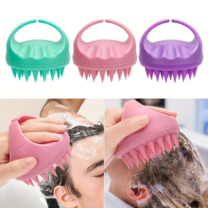 Scalp Scrubber Shampoo Brush Massager Clean Scalp Comb Hair Washing Brush