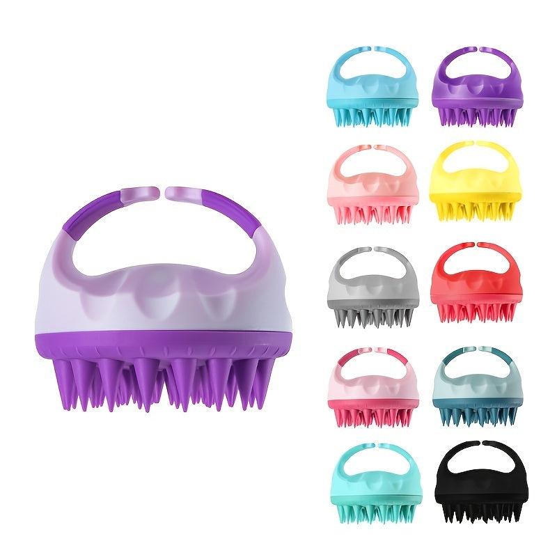 Scalp Scrubber Shampoo Brush Massager Clean Scalp Comb Hair Washing Brush