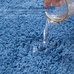 Thickened Non Slip Bath Rugs Soft Microfiber Absorbent Bath Mat