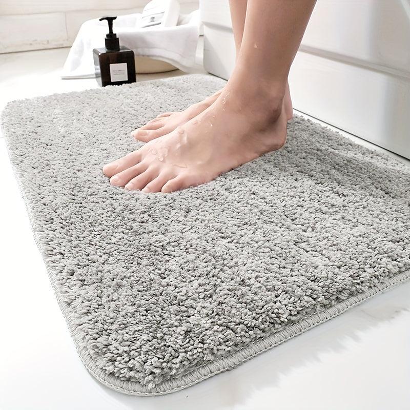 Thickened Non Slip Bath Rugs Soft Microfiber Absorbent Bath Mat