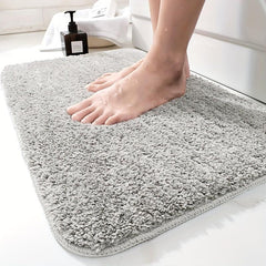 Thickened Non Slip Bath Rugs Soft Microfiber Absorbent Bath Mat