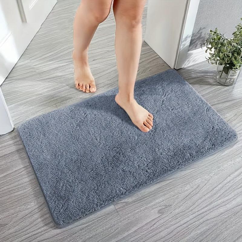 Thickened Non Slip Bath Rugs Soft Microfiber Absorbent Bath Mat