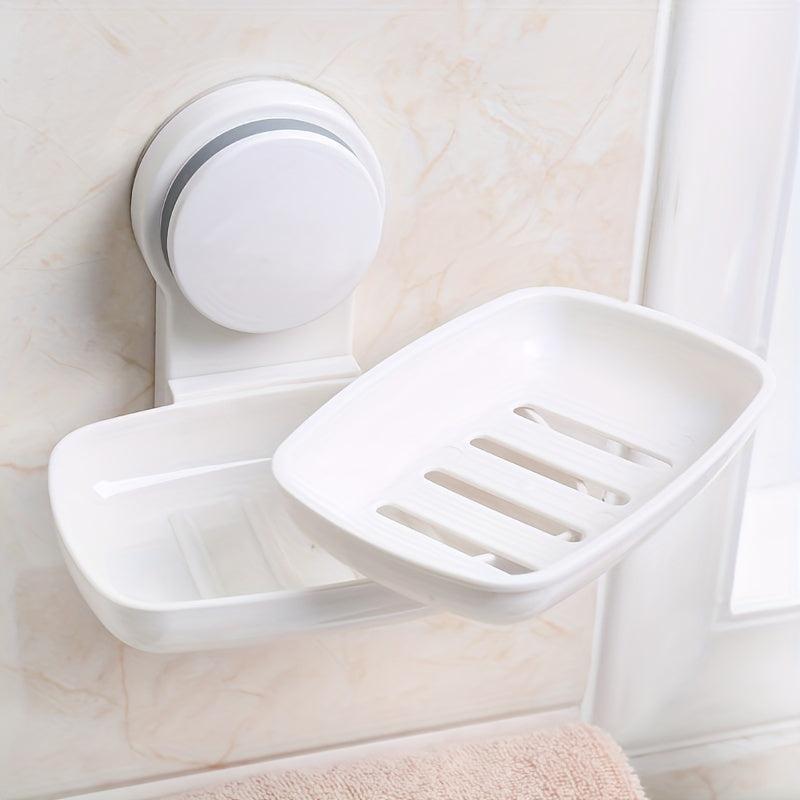 Double Suction Cup Soap Holder No Drill