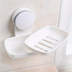Double Suction Cup Soap Holder No Drill