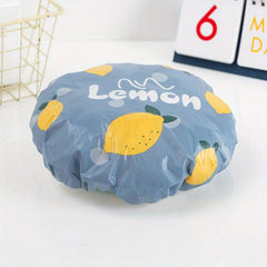 Fruit Shower Cap Waterproof Long Hair Cover