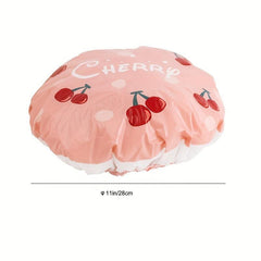 Fruit Shower Cap Waterproof Long Hair Cover