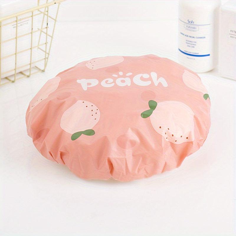 Fruit Shower Cap Waterproof Long Hair Cover