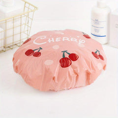Fruit Shower Cap Waterproof Long Hair Cover