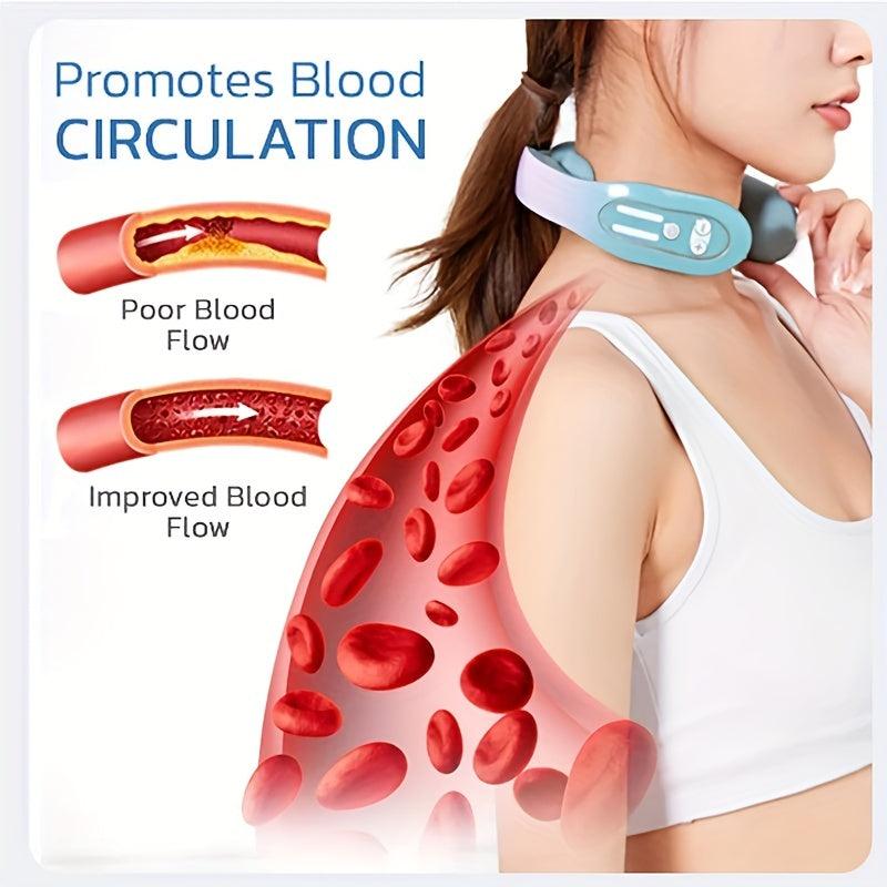 Cervical Spine Neck Massager Acupoints Lymphvity Device