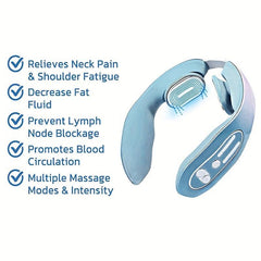 Cervical Spine Neck Massager Acupoints Lymphvity Device