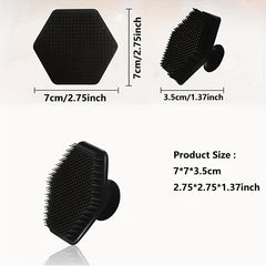 Men's Silicone Face Scrubber Exfoliates Skin