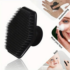 Men's Silicone Face Scrubber Exfoliates Skin