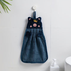 4pcs Microfiber Hand Towels Little Pig Towel Absorbent Kitchen & Bathroom Towel