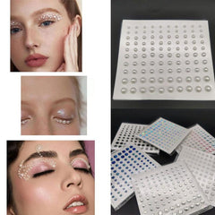 Crystal Eyes Sticker Women Tattoo Makeup