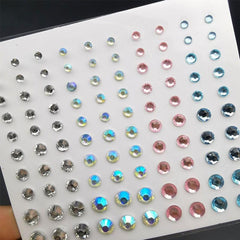 Crystal Eyes Sticker Women Tattoo Makeup