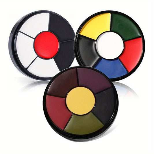 6 Colors Face Paint Palette DIY Waterproof Long Lasting Non Toxic