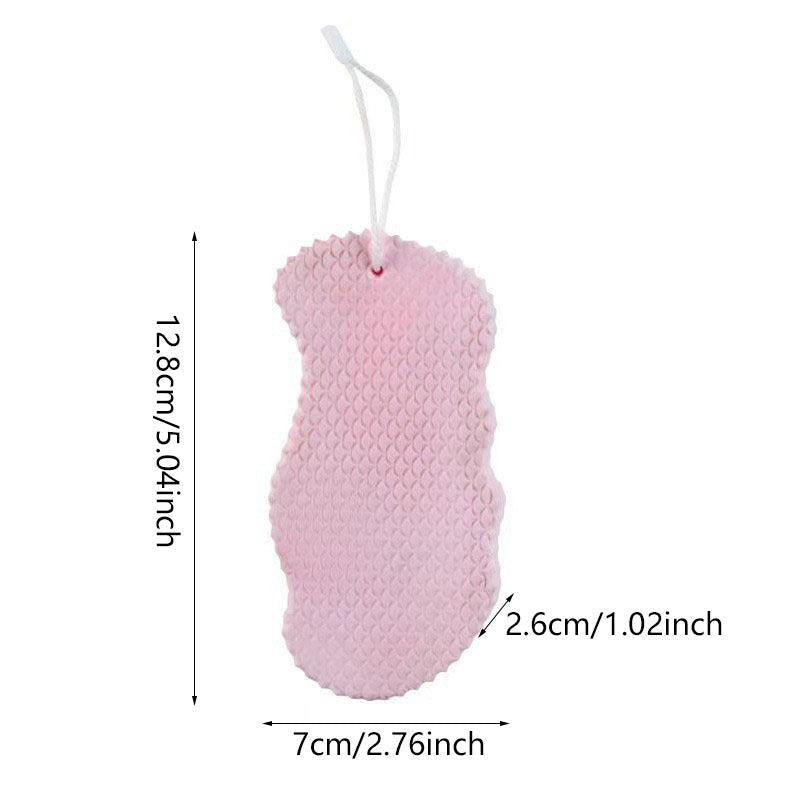 3pcs Soft Sponge Body Scrubber Bath Exfoliating Scrub Sponge