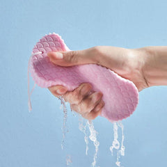 3pcs Soft Sponge Body Scrubber Bath Exfoliating Scrub Sponge