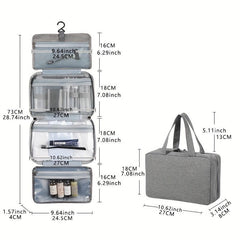 Portable Travel Toiletry Bag with Wet/Dry Separation
