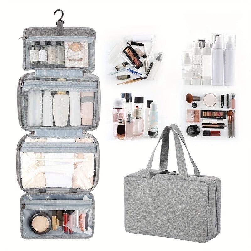 Portable Travel Toiletry Bag with Wet/Dry Separation