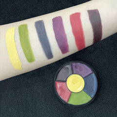 6 Colors Body Paint Face Paint Clown Halloween Makeup Palette