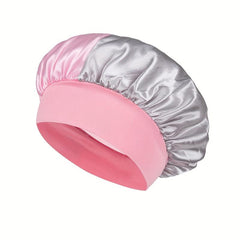 Two Tone Satin Bonnet for Women Braids Curly Hair