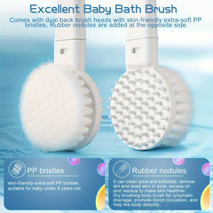Long Handle Bath Sponge Shower Brush Double Sided Back Scrubber