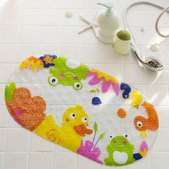 Non Slip Shower Mat with Suction Cups - Easy Dry Anti Slip Bathroom Floor Mat