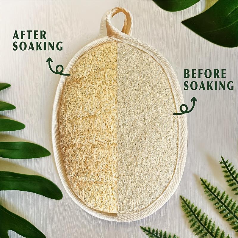 Natural Loofah Sponge Exfoliating Body Scrubber Biodegradable Shower Luffa
